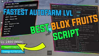 ROBLOX BLOX FRUITS NEW BEST SCRIPT RIPPER HUB V2 [ FASTEST AUTOFARM , INSTANT MOB KILL , 2400LVL...]