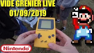 VIDE GRENIER LIVE DU 01/09/2019, enfin du rétrogaming