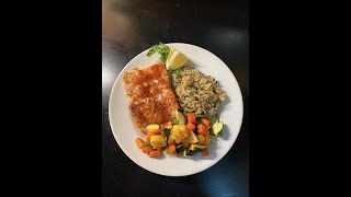 Sheet Pan Salmon & Vegies