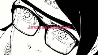 Sarada Awakens Mangekyou #sarada #mangekyou #boruto80 #boruto #naruto #sasuke #BorutoCH80