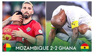 SHAMEFUL GHANA 2:2 MOZAMBIQUE, BLACK STARS AND COACH CHRIS HUGHTON & DEDE AYEW AND PLAYERS