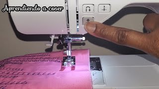 Trabajar en automático en máquina de coser brother SQ9285.