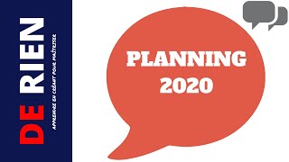 Lets Talk planning 2020