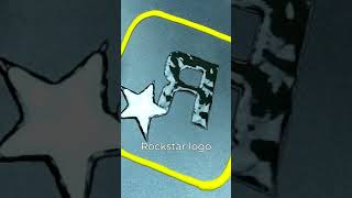 Pancake Art - Rockstar logo