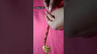 Making a one side of mangalsutra design -1