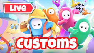 🔴 Playing Fall Guys CUSTOMS With Viewers!! #fallguys #fallguyscustom