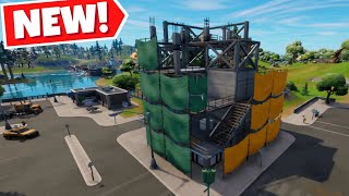 Fortnite *NEW* Tilted Tower's Shop Construction (Map Change)