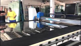 Romania Glass cutting machine lien