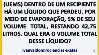 PORCENTAGEM. MATEMÁTICA QUESTÕES DE CONCURSOS E PROVAS AULA 275. Prof. Ivan Valdomiro.