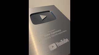 Unboxing the 100K Subscribers YouTube Silver Button #shorts