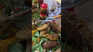 Raw honey Bee #bee #honey #localmarket  #localmarket #cooking #food #shorts #viral #tiktok