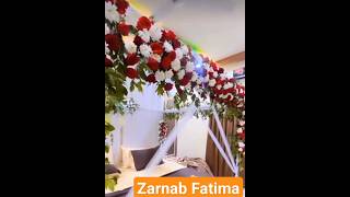 Zarnab Fatima And Laraib Khalid Wedding Bed Room #ytshort #love #zarnabfatima #laraibkhalid #yt