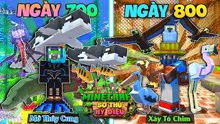 800 NGÀY XÂY DỰNG SỞ THÚ KỲ DIỆU TRONG MINECRAFT - KHAI TRƯƠNG THỦY CUNG HY VỌNG!