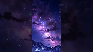 Night Sky ~Space fantasy #shorts #viralshorts #shortvideo