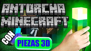 Antorcha de Minecraft IMPRESO 3D || Proyecto sostenible Cap 001