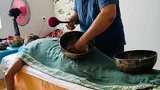 Singing Bowls - what the session looks like / Поющие Чаши - как выглядит сеанс. Семён Фролов #music