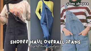 SHOPEE HAUL OVERALL JEANS BAJU KODOK KEKINIAN WAJIB PUNYA RACUN TIKTOK