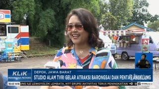 TVRI SUGUHKAN ATRAKSI BARONGSAI&ANGKLUNG PERAYAAN IMLEK&CAP GO MEH SBG HIBURAN BRKUALITAS MASYARAKAT