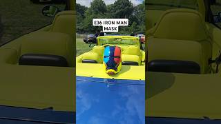 Bmw e36 IRON man MASK #bmw #e36 #bmwm #video #reels #shorts #mask #car #ironman #auto #new #cars