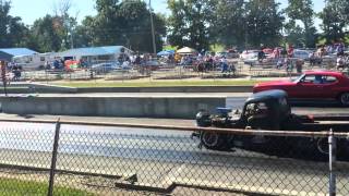 Sam riding at the US 60 Dragway