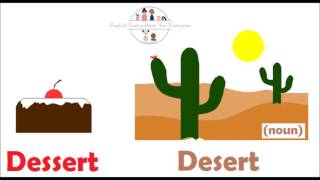 Dessert VS Desert