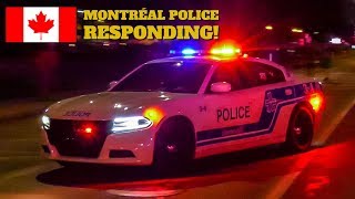 Montréal | Montréal Police Service (SPVM) Station 3 Patrol Cars Responding in Pierrefonds-Roxboro