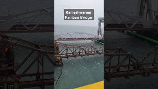 New Pamban bridge, Rameshwaram ❤️🙏🏽 #rameshwaram #pambanbridge #shortsfeed #shorts #india