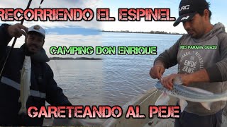 PESCA EN EL RIO PARANA..PESCA CON ESPINEL(APROVECHAMOS Y GARETEAMOS AL PEJE)