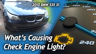 2010 BMW 535 Xi- Check engine light Diagnosis & Inspection - Ep 1.