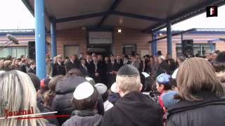 Discours de Claude Guéant et minute de silence, ce matin dans une école de Toulouse