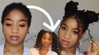 4C HAIR TRANSFORMATION WITHOUT HEAT & USING SYNTHETIC HAIR🔥🔥🔥