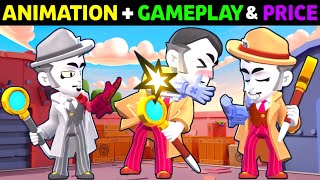 Brawl Stars DETECTIVE GRAY + NIOR EDITION Gameplay, Losing Animation, Pin, Price, Release Date