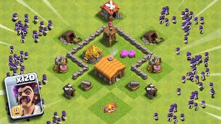 120x Party Wizard vs Every Town Hall | Clash of Clans