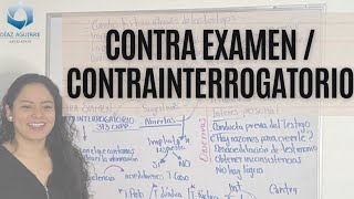 Contrainterrogatorio - Contra examen | Díaz Aguirre Abogados