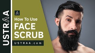 How To Use Face Scrub | De-Tans, Evens Skin Tone | USTRAA