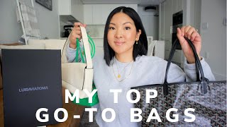 MY GO-TO HANDBAGS & LUISAVIAROMA HAUL | NEW SAINT LAURENT