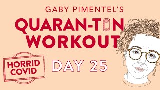 *DAY 25* QUARAN-TIN EXERCISE PLAN | ELDERLY ISOLATION HOME WORKOUT | CORONAVIRUS QUARANTINE