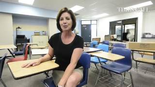 VIDEO: A #Longmont Christian School teacher talks about new storage spaces students can use