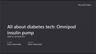 All about diabetes tech: Omnipod inuslin pump