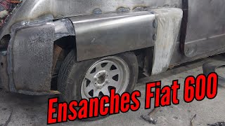 Mas avances en el guardabarro del Fiat 600