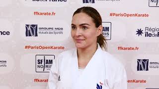 Paris Open Karate / Léa Avazeri - " J'espère revenir avec la manière demain "