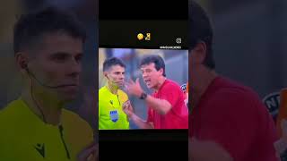 Brazil Referee mewing at Flamengo Manager