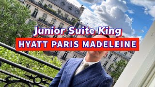 🏨 Hyatt Paris Madeleine｜Junior Suite｜ハイアット パリ マドレーヌ｜하얏트 파리 마들렌