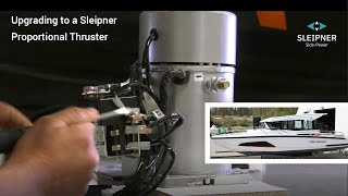 No Stress Docking in 4 Steps with a Sleipner Proportional Thruster Upgrade