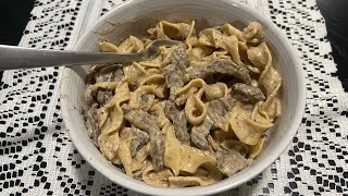 Beef Stroganoff