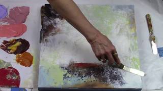 Abstract Art-Making a Dramatic Change to an Older Work in Cold Wax & Oil