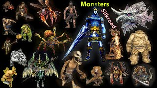 Live Stream Monsters Silkroad (Lv1 - 110) || Quái vật trong games con đường tơ lụa