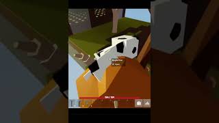 cow and rabbit in tree in roblox islands #shorts