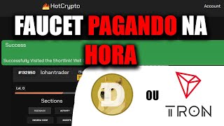 GANHE TRON OU DOGE FAUCET PAGANDO GRATIS 😀 | RENDA EXTRA EM CASA