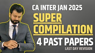 4 PAST PAPER’s 🔥| LAST DAY REVISION | CA INTER INCOME TAX | Jan-25 | By CA Aarish Khan